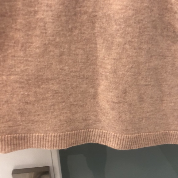 NEW NEVER USED BCBGMAXAZRIA Knit zipper “Genie” dress in light heather creme - Picture 4 of 14